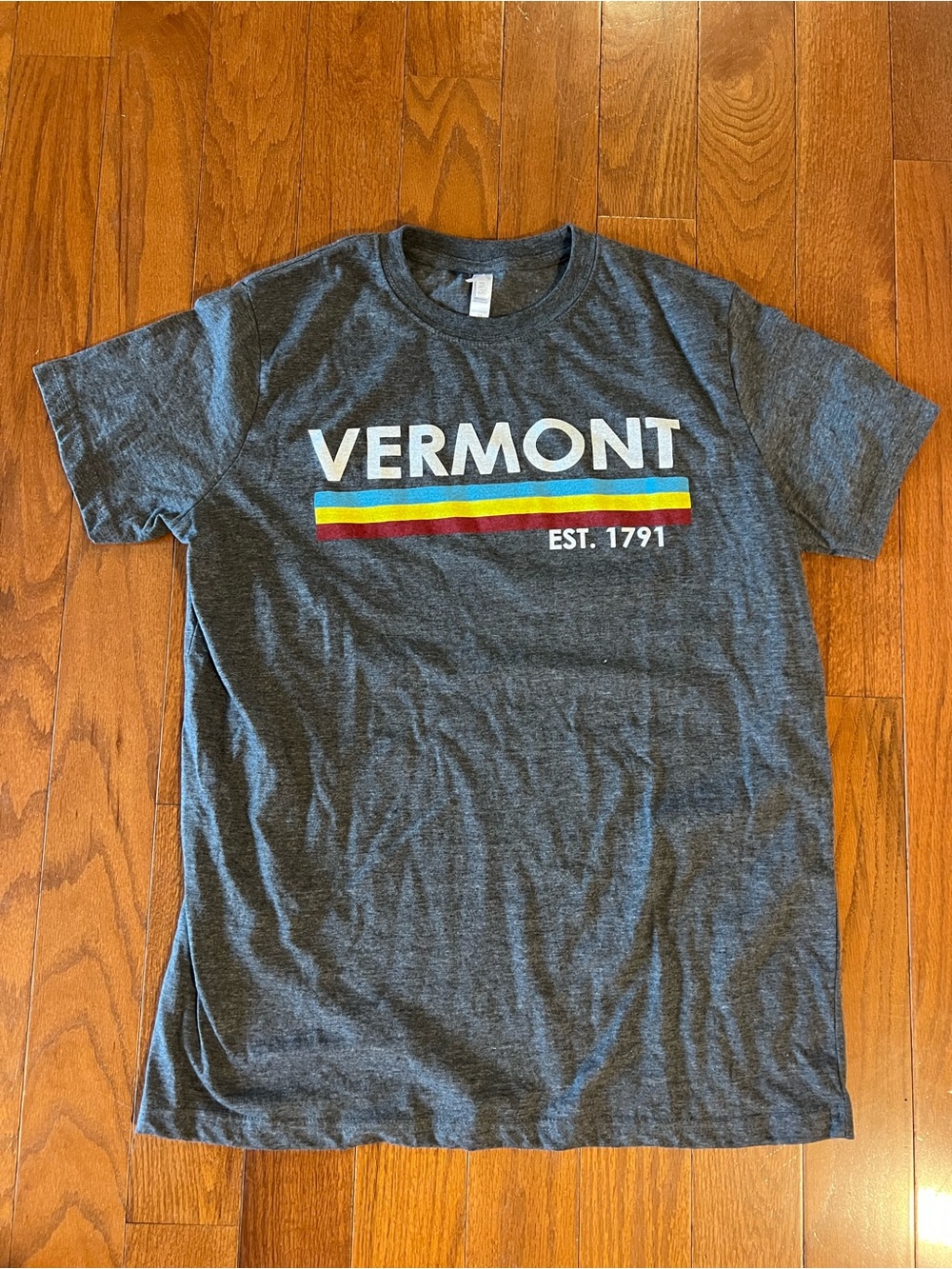 Vermont Graphic Tee - Dark Gray NWT